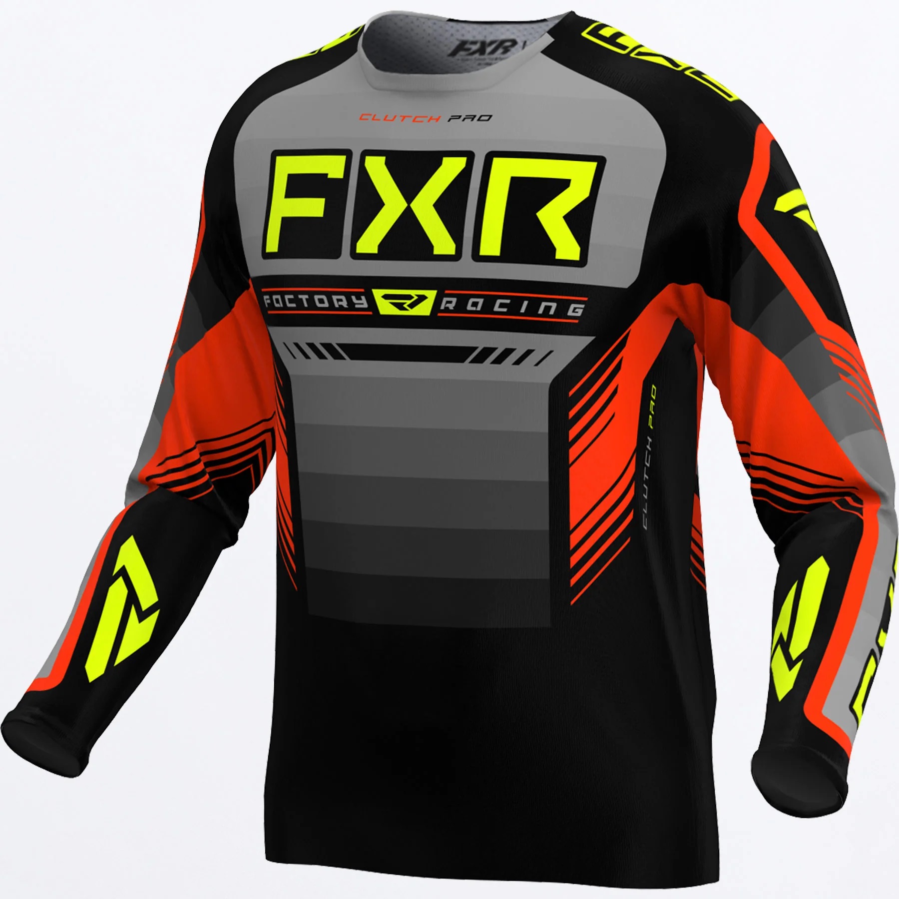 CAMISOLA FXR CLUTCH PRO- GREY, NUKE, HIVIS